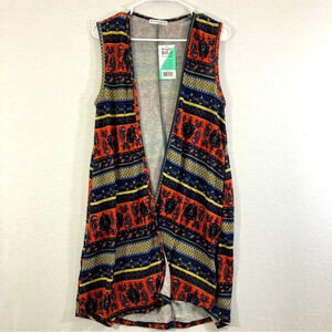NWT Honey and Lace Boho Open Front Cardigan Size XS